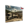 Plaque funéraire camion-chantier 15 Plaquedeces.fr